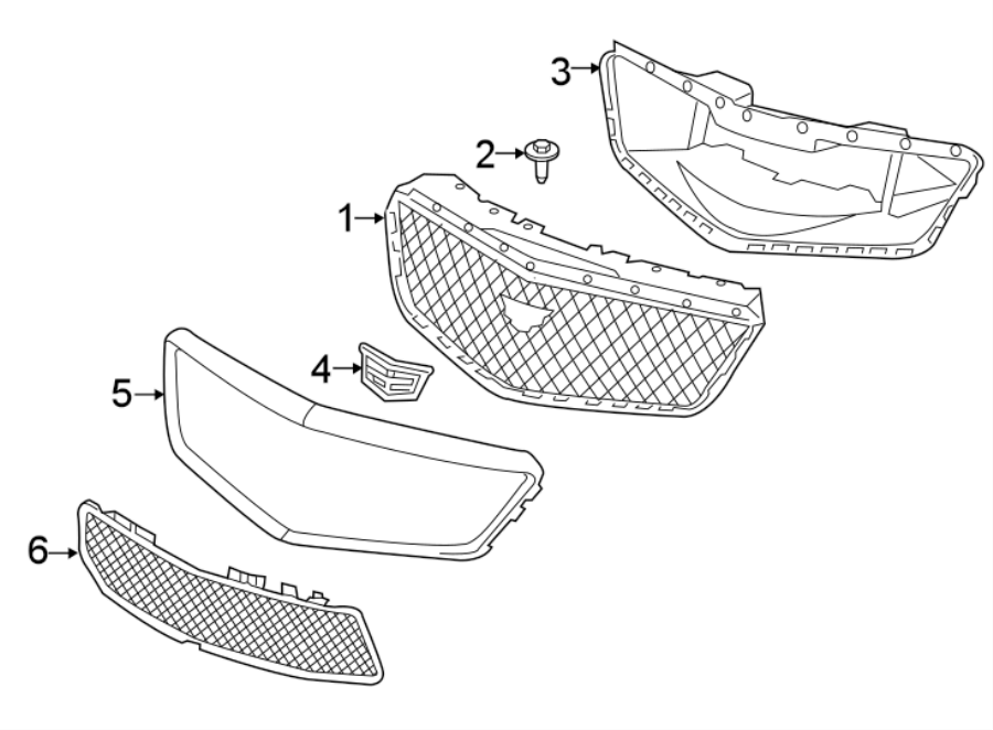 5FRONT BUMPER. GRILLE & COMPONENTS.https://images.simplepart.com/images/parts/motor/fullsize/BK14023.png