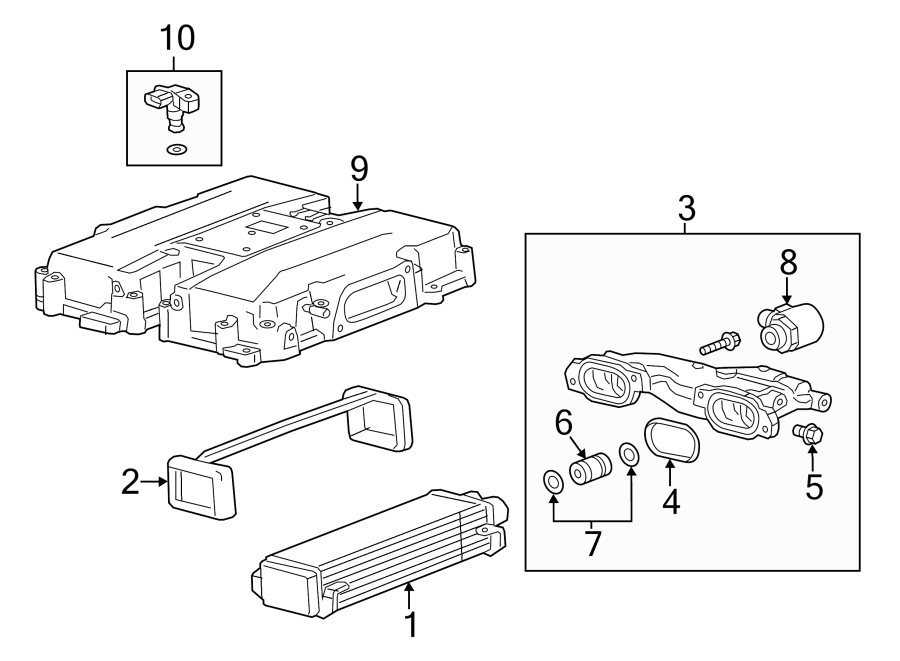 Diagram INTERCOOLER. for your Buick Regal TourX  