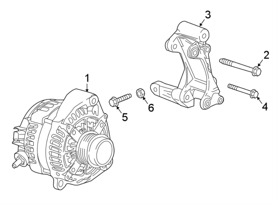 Diagram ALTERNATOR. for your 1992 Chevrolet Blazer   