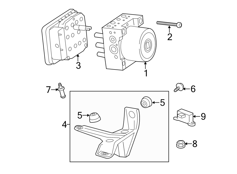 Electrical. Abs components. Diagram