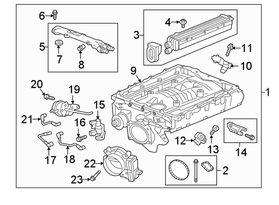 Diagram SUPERCHARGER & COMPONENTS. for your Pontiac