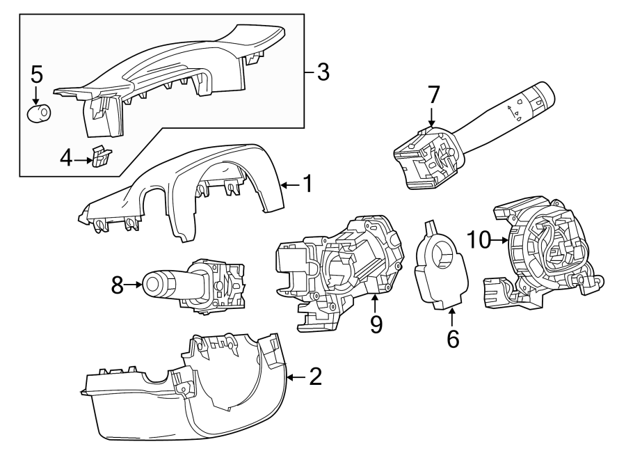 2STEERING COLUMN. SHROUD. SWITCHES & LEVERS.https://images.simplepart.com/images/parts/motor/fullsize/BK14380.png