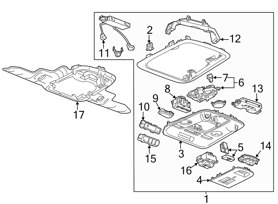 OVERHEAD CONSOLE.