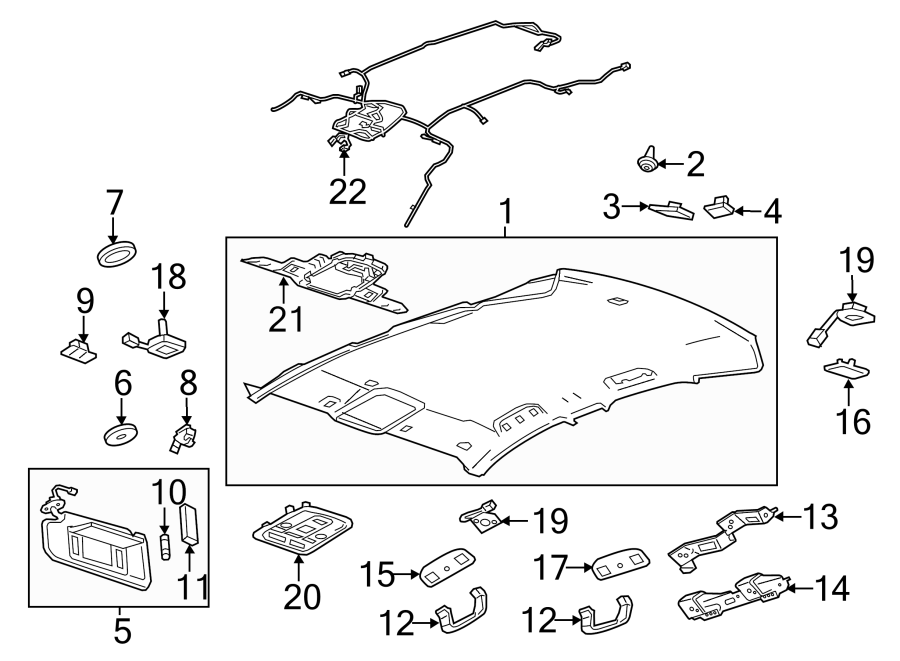 Diagram INTERIOR TRIM. for your 1997 Buick Century   