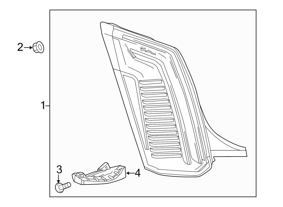 Diagram REAR LAMPS. TAIL LAMPS. for your 2005 Chevrolet Colorado   