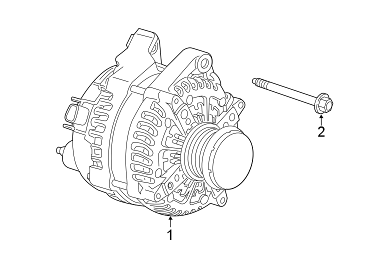 Diagram Alternator. for your 2012 GMC Sierra 2500 HD 6.0L Vortec V8 FLEX A/T RWD SLE Extended Cab Pickup Fleetside 