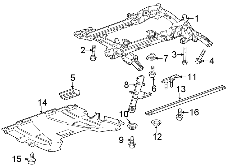 Diagram Front suspension. Suspension mounting. for your 2014 GMC Sierra 2500 HD 6.0L Vortec V8 CNG A/T 4WD SLE Crew Cab Pickup Fleetside 