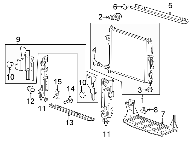 Diagram Cooling. for your 2005 Chevrolet Uplander    