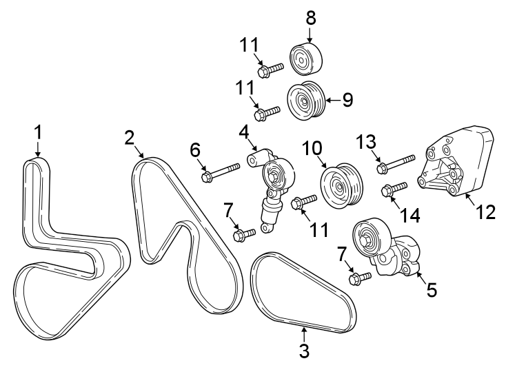 Diagram Cooling. for your 2021 Chevrolet Camaro LT Coupe 2.0L Ecotec A/T 