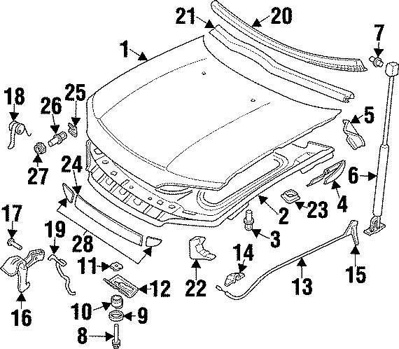 7EXTERIOR TRIM. HOOD & COMPONENTS.https://images.simplepart.com/images/parts/motor/fullsize/BK97065.png