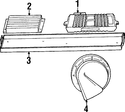 Diagram HORN. for your 2021 Cadillac XT4 Premium Luxury Sport Utility  