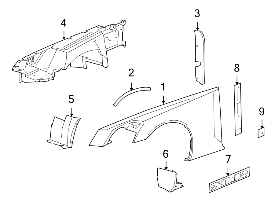 7EXTERIOR TRIM. FENDER & COMPONENTS.https://images.simplepart.com/images/parts/motor/fullsize/BL04065.png