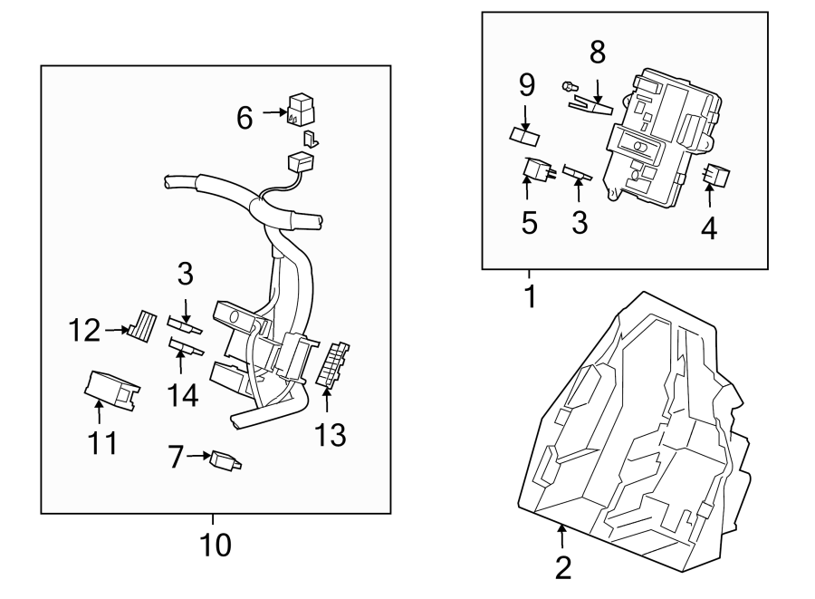 Diagram ELECTRICAL COMPONENTS. for your 1988 Buick Century   