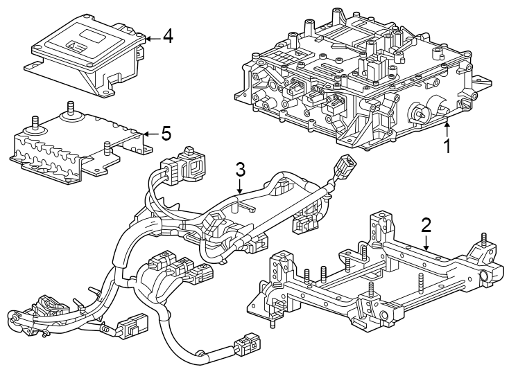 Diagram Electrical components. for your Cadillac LYRIQ  