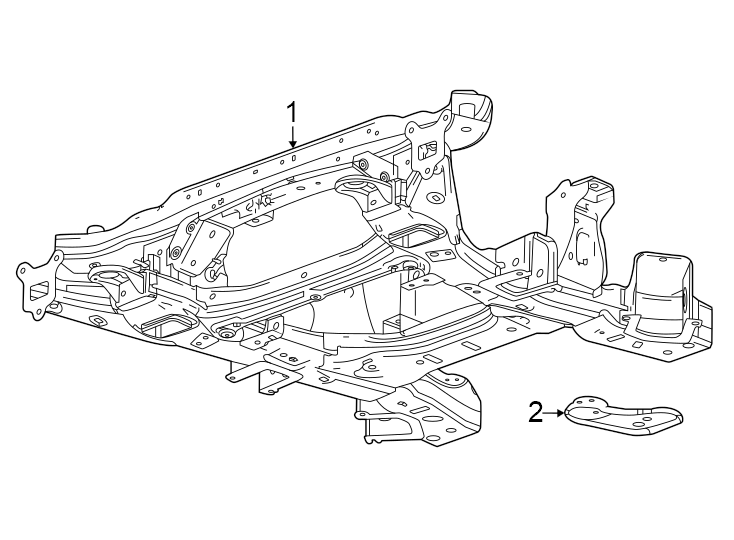 Diagram Front suspension. Suspension mounting. for your 2018 Chevrolet Suburban    