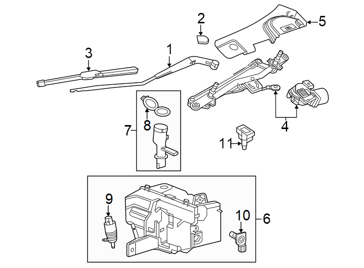 4Windshield. Wiper & washer components.https://images.simplepart.com/images/parts/motor/fullsize/BL23310.png