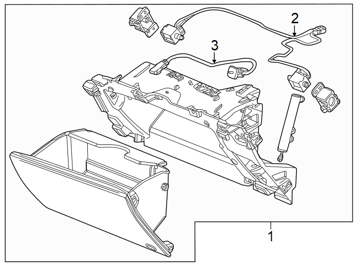 3Instrument panel. Glove box.https://images.simplepart.com/images/parts/motor/fullsize/BL23355.png