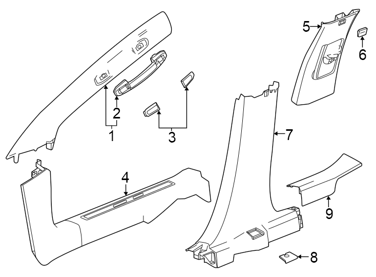 7Pillars. Rocker & floor. Interior trim.https://images.simplepart.com/images/parts/motor/fullsize/BL23475.png