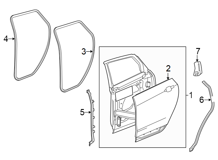 3Rear door. Door & components.https://images.simplepart.com/images/parts/motor/fullsize/BL23510.png