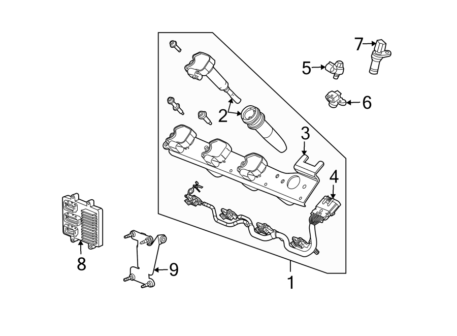 Ignition system. Diagram