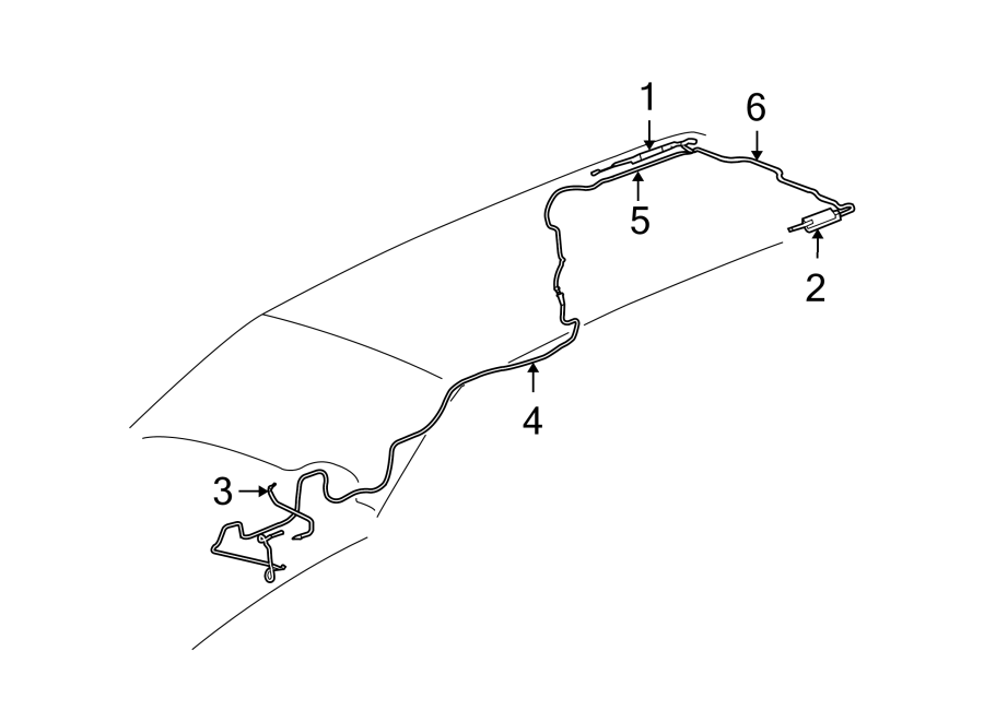 Diagram ANTENNA. for your 2023 Chevrolet Trailblazer ACTIV Sport Utility 1.3L 3 cylinder A/T AWD 