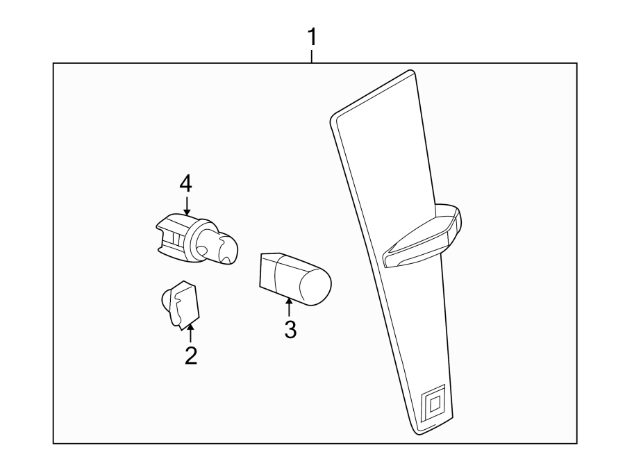 Diagram FRONT LAMPS. SIDE REPEATER LAMPS. for your 2008 Chevrolet Silverado 1500 LS Crew Cab Pickup Fleetside  