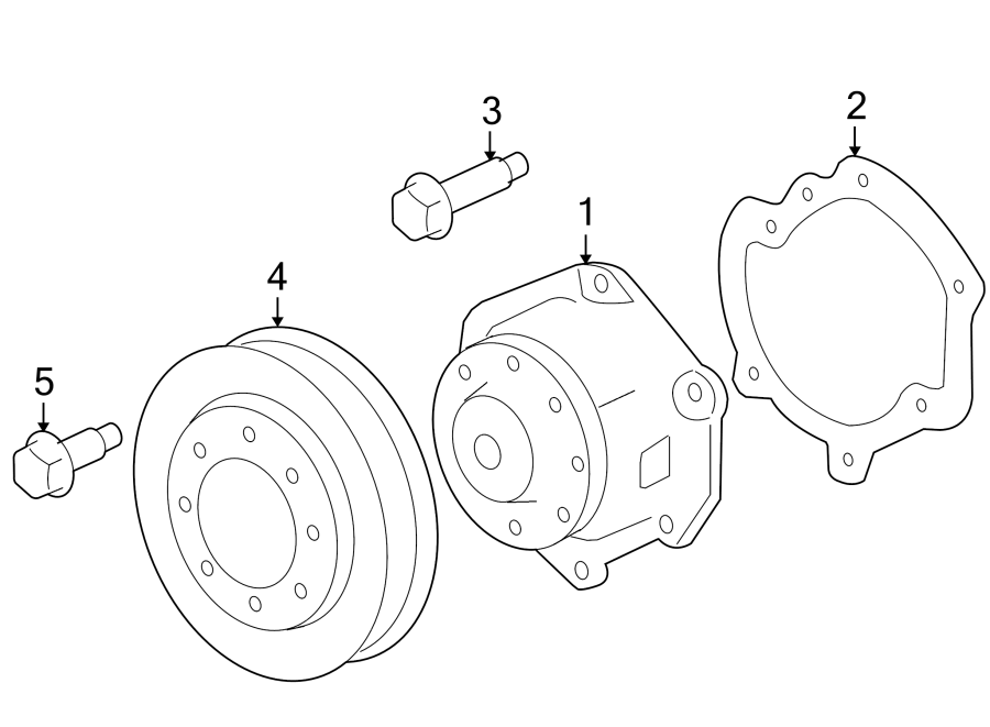 Diagram WATER PUMP. for your Cadillac