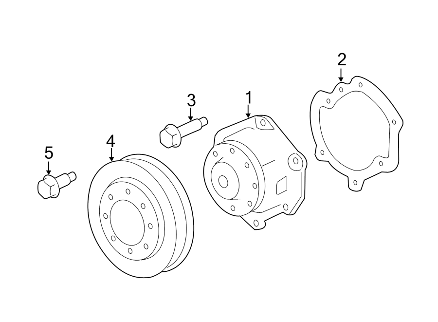 Diagram WATER PUMP. for your 2015 Chevrolet Equinox LS Sport Utility  