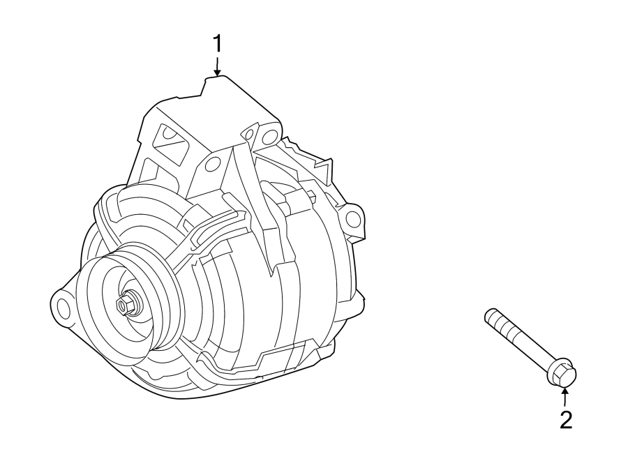 Diagram ALTERNATOR. for your 2022 Chevrolet Equinox 1.5L Ecotec A/T FWD LS Sport Utility 