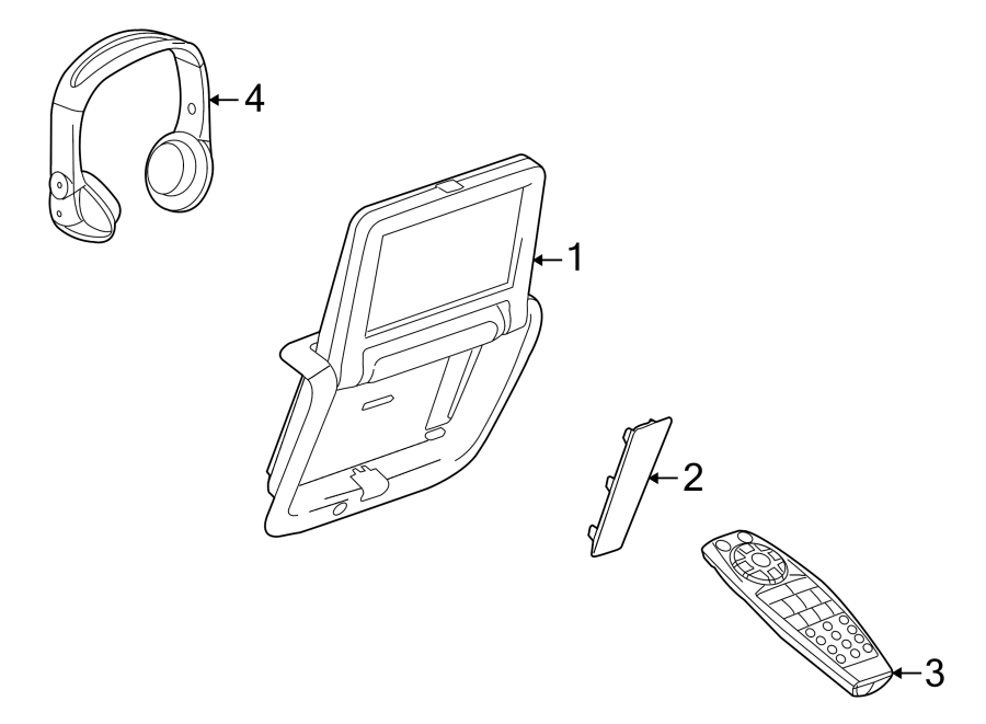 Diagram ENTERTAINMENT SYSTEM COMPONENTS. for your 2019 Cadillac ATS Base Coupe 2.0L Ecotec A/T RWD 