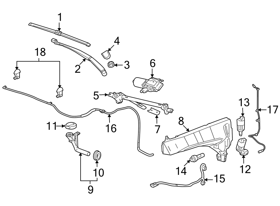 4WINDSHIELD. WIPER & WASHER COMPONENTS.https://images.simplepart.com/images/parts/motor/fullsize/BN10385.png