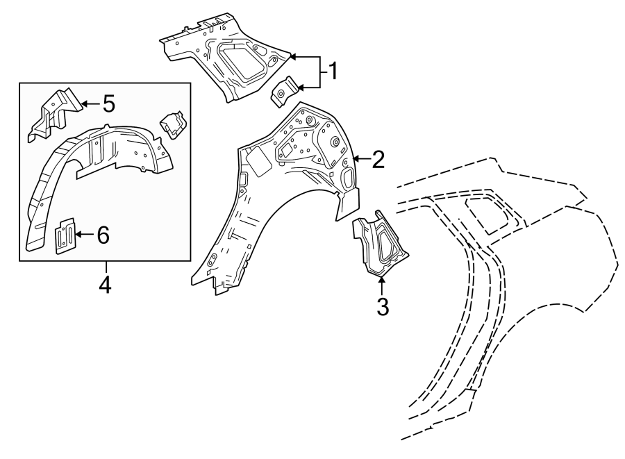 6QUARTER PANEL. INNER STRUCTURE.https://images.simplepart.com/images/parts/motor/fullsize/BN10625.png