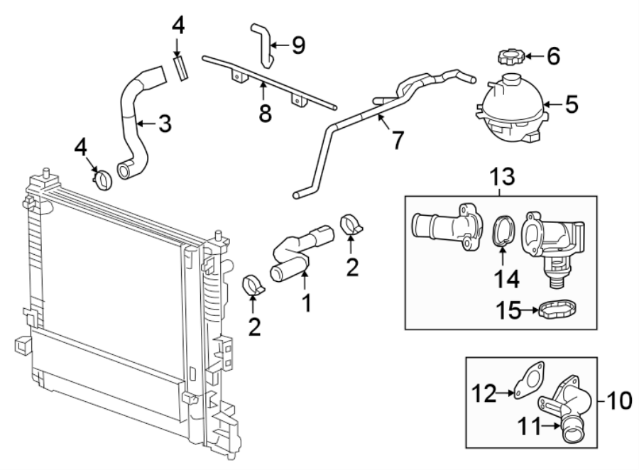 Diagram HOSES & LINES. for your 2016 Chevrolet Equinox   