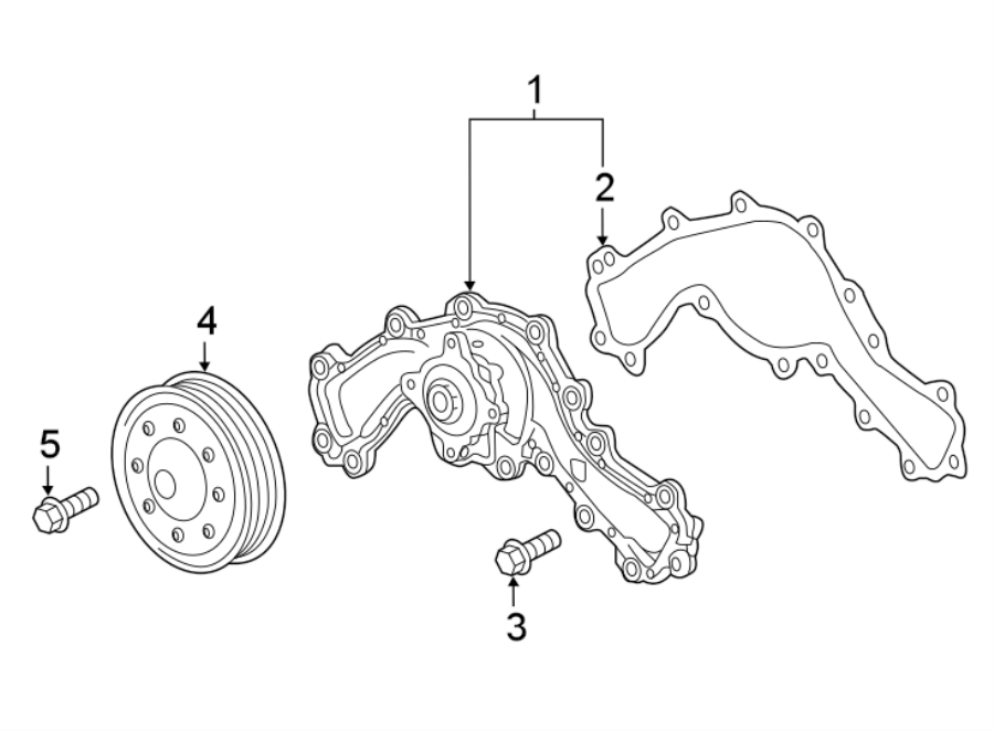 WATER PUMP. Diagram