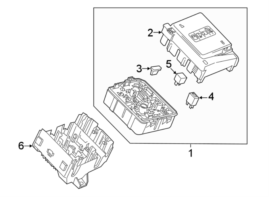 Diagram FUSE & RELAY. for your Buick Regal TourX  