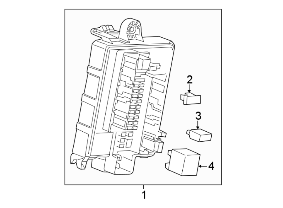 Diagram FUSE & RELAY. for your 2018 Buick Regal TourX   