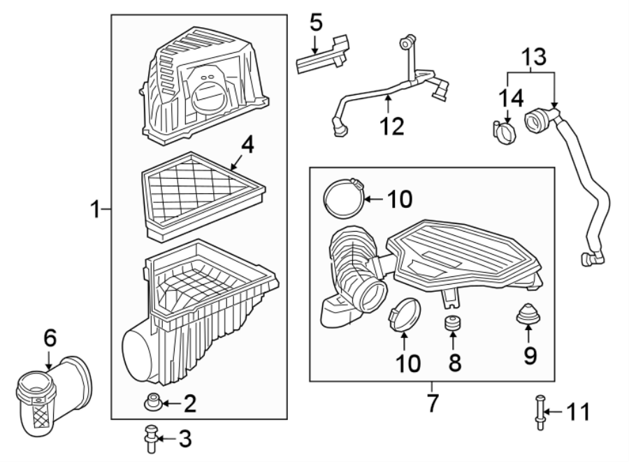 ENGINE / TRANSAXLE. AIR INTAKE.