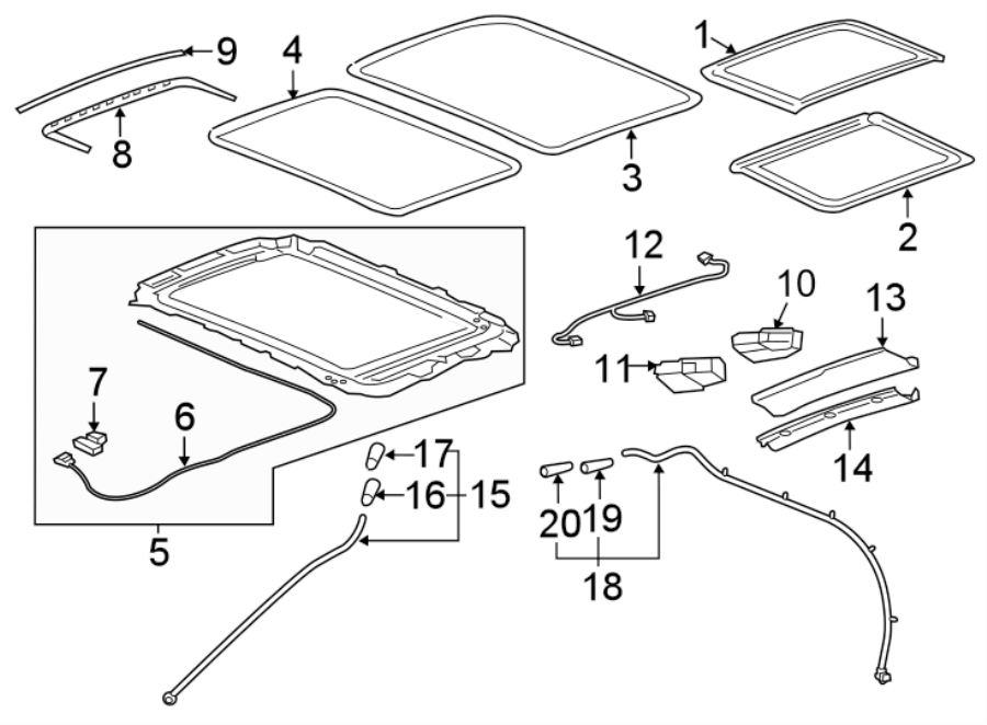 10Maple sugar. Sunroof glass. Sunshade. Wheat.https://images.simplepart.com/images/parts/motor/fullsize/BN17505.png