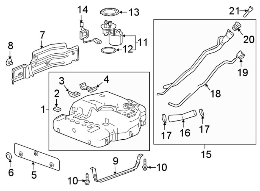 21FUEL SYSTEM COMPONENTS.https://images.simplepart.com/images/parts/motor/fullsize/BN17625.png