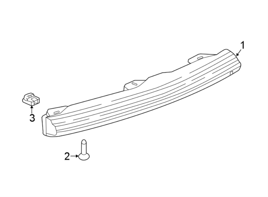 Diagram REAR LAMPS. HIGH MOUNTED STOP LAMP. for your 2005 Chevrolet SSR    