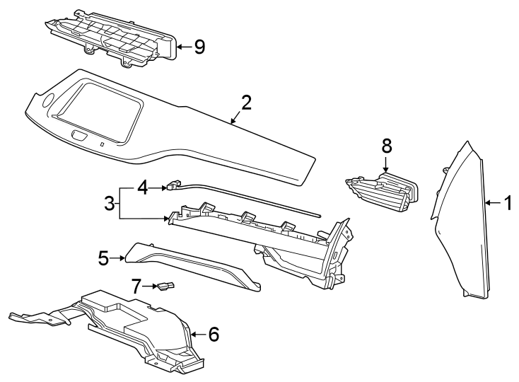 9INSTRUMENT PANEL COMPONENTS.https://images.simplepart.com/images/parts/motor/fullsize/BN19345.png