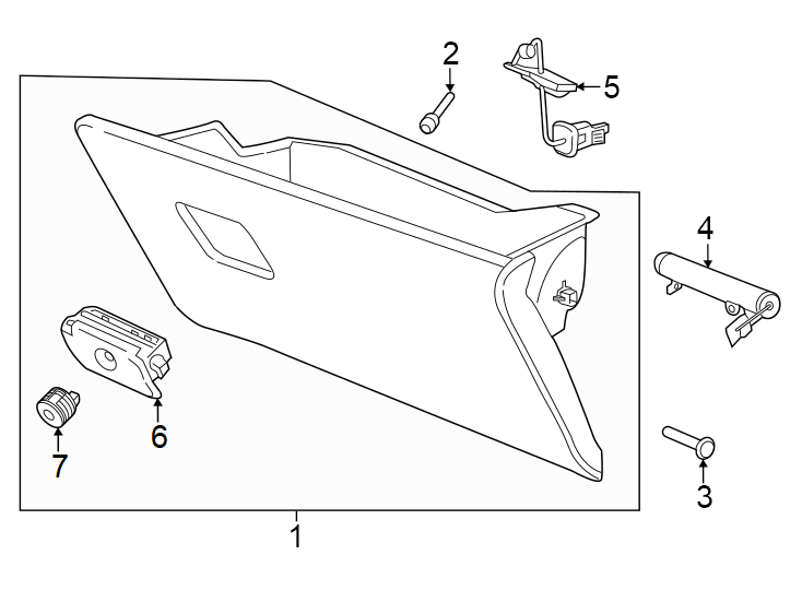 7Instrument panel. Glove box.https://images.simplepart.com/images/parts/motor/fullsize/BN19366.png