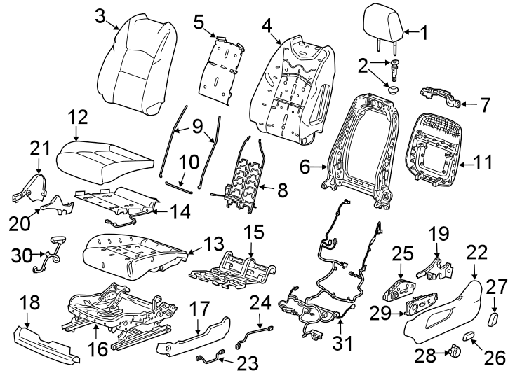 30SEATS & TRACKS. DRIVER SEAT COMPONENTS.https://images.simplepart.com/images/parts/motor/fullsize/BN19440.png