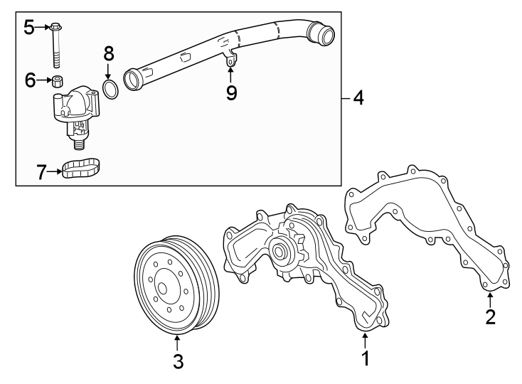 WATER PUMP. Diagram