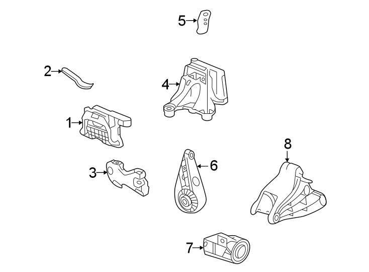 8Engine / transaxle. Engine & TRANS mounting.https://images.simplepart.com/images/parts/motor/fullsize/BN20259.png