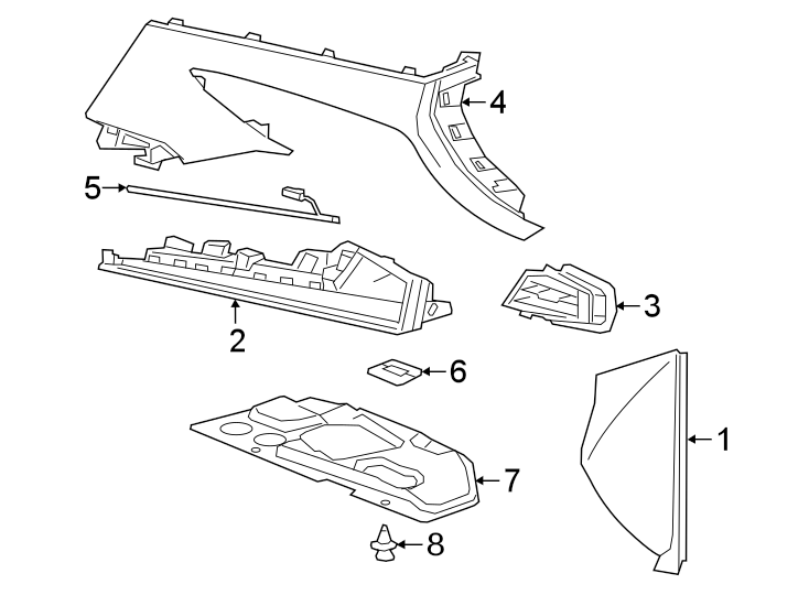 Diagram INSTRUMENT PANEL COMPONENTS. for your 2016 GMC Sierra 2500 HD 6.0L Vortec V8 CNG A/T 4WD SLT Extended Cab Pickup Fleetside 