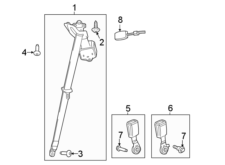 6RESTRAINT SYSTEMS. THIRD ROW SEAT BELTS.https://images.simplepart.com/images/parts/motor/fullsize/BN20445.png