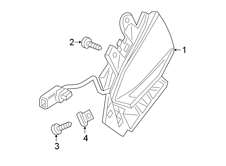 Diagram REAR LAMPS. TAIL LAMPS. for your 2017 Chevrolet Spark   