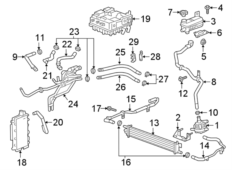 Diagram HOSES & PIPES. for your 2008 Chevrolet Equinox   