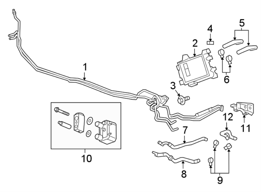 Diagram HOSES & PIPES. for your 2009 Chevrolet Equinox   